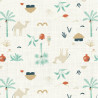Printed Cotton OASIS Off-White / Vintage Multicolored